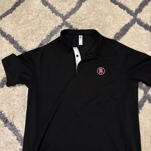 Large Black UNRL Barstool Sports Golf Polo Shirt